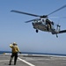 MH-60S Sea Hawk helicopter takes off