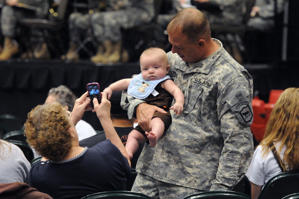South Dakota Army National Guard's welcome home ceremony