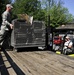 Unloading chairs