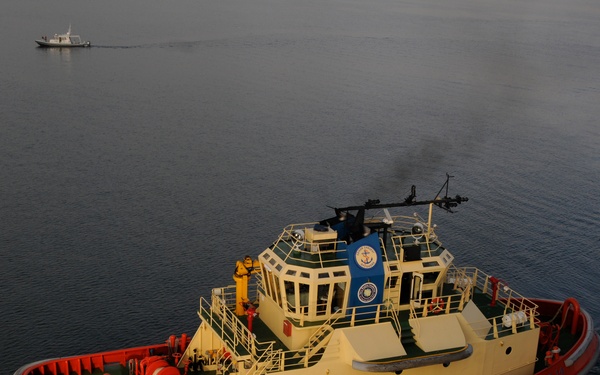 Peleliu returns from engineering operations certification