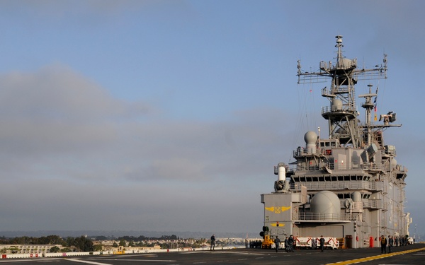 Peleliu returns from engineering operations certification