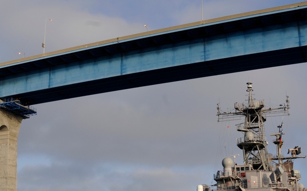 Peleliu returns from engineering operations certification