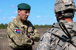 Cavalry live-fire exercise highlights active duty component to foreign attachés