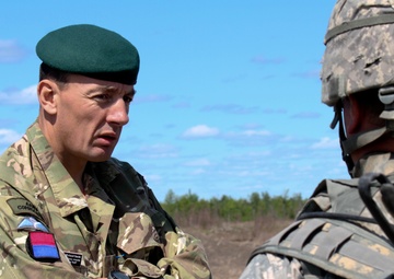Cavalry live-fire exercise highlights active duty component to foreign attachés