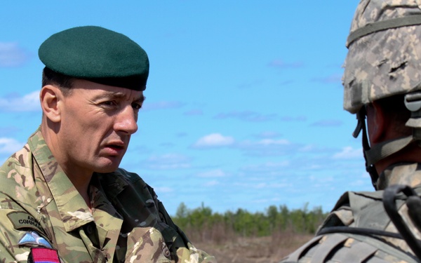 Cavalry live-fire exercise highlights active duty component to foreign attachés
