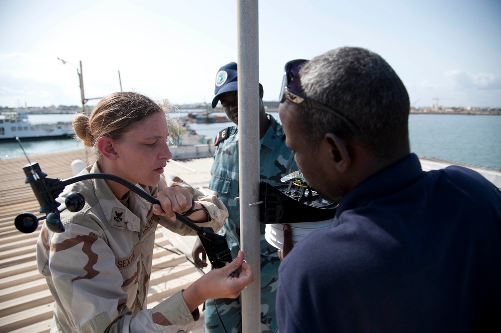Djiboutian navy teams with CJTF-HOA to expand weather operations