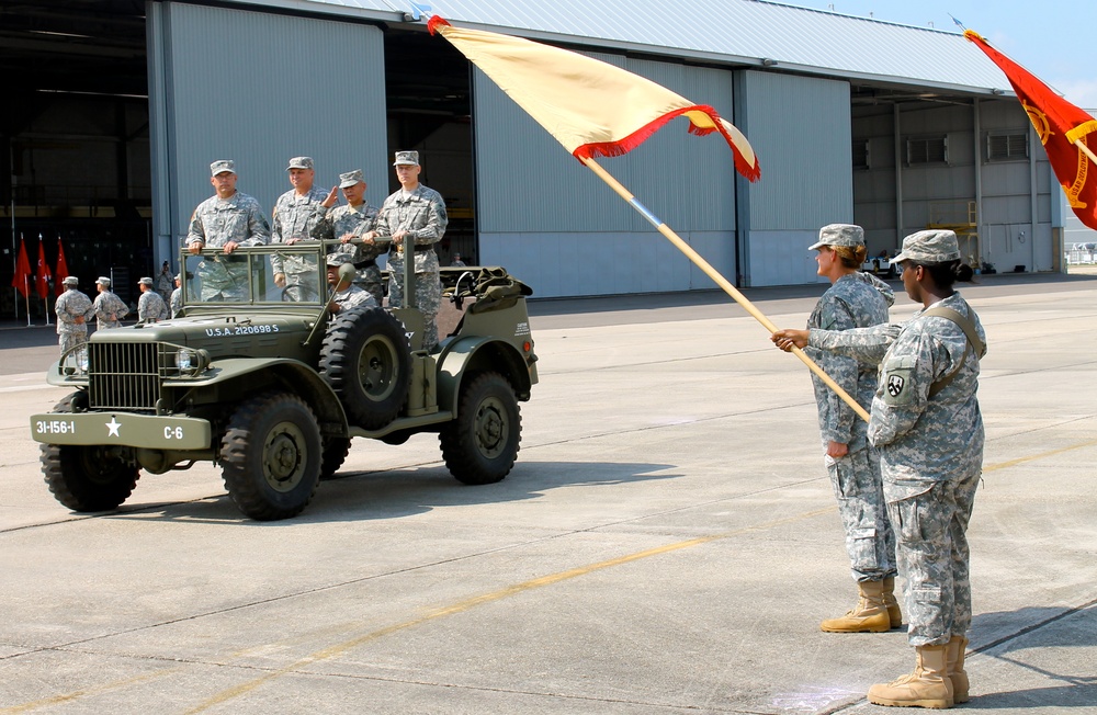 377th TSC change of command ceremony