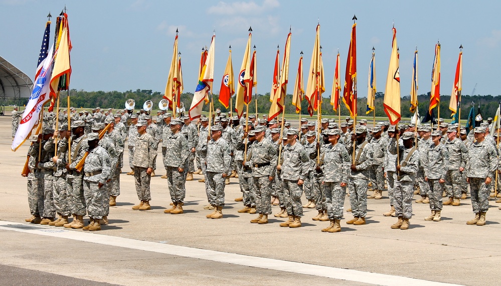 377th TSC change of command ceremony