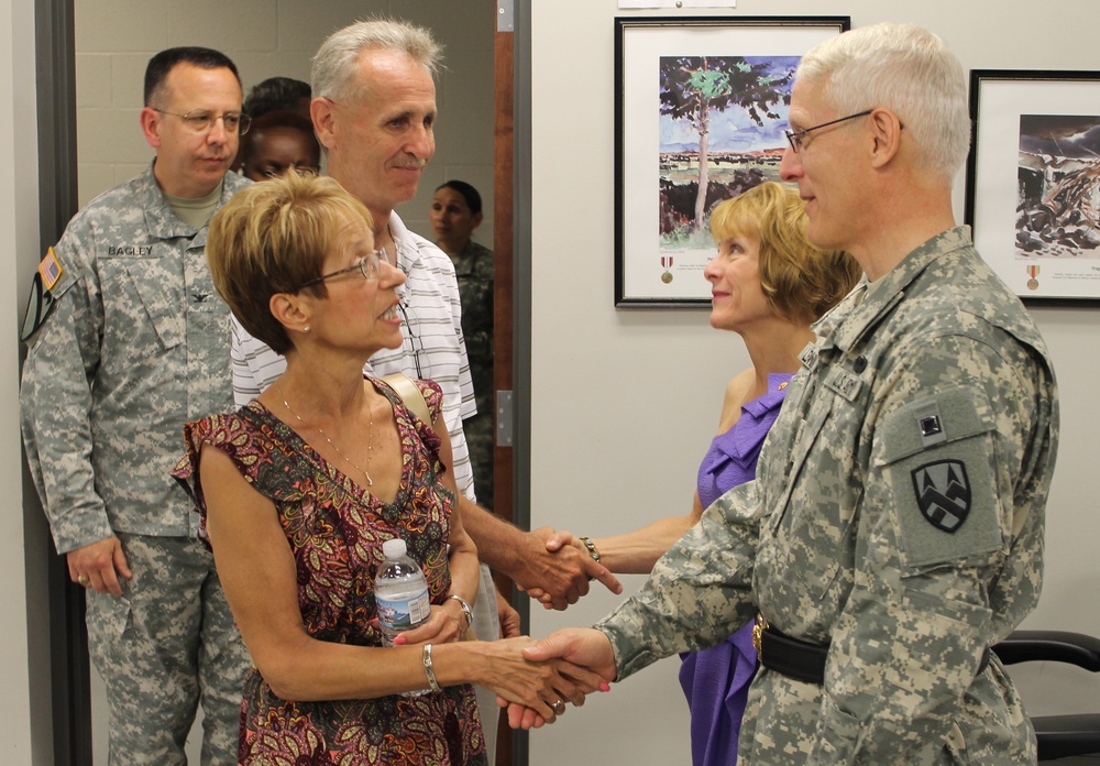 377th TSC change of command ceremony