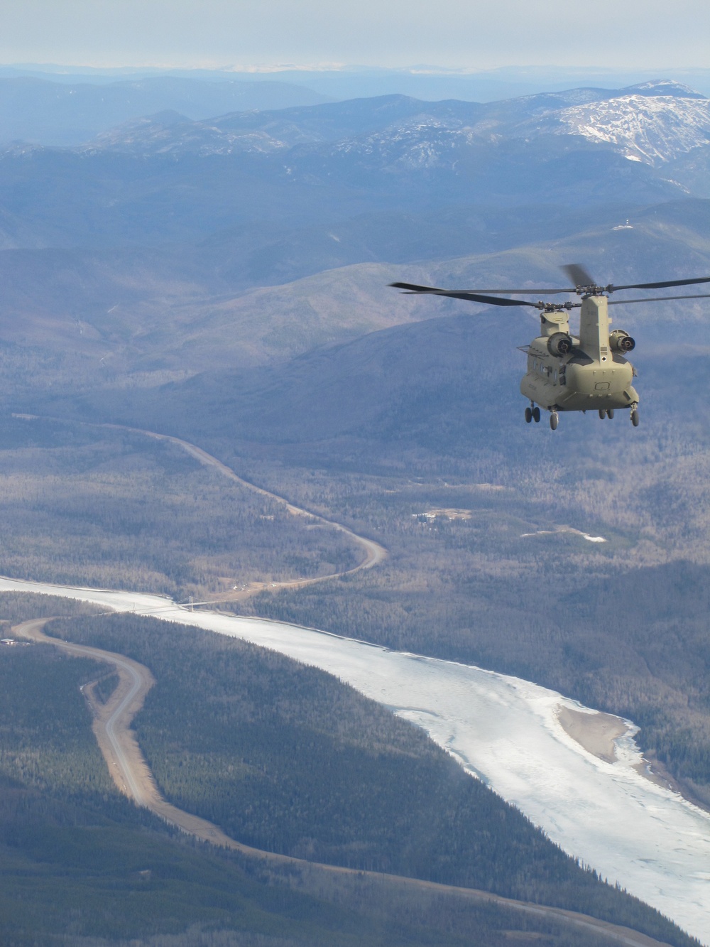 CH-47F model Chinook delivered to Alaska unit