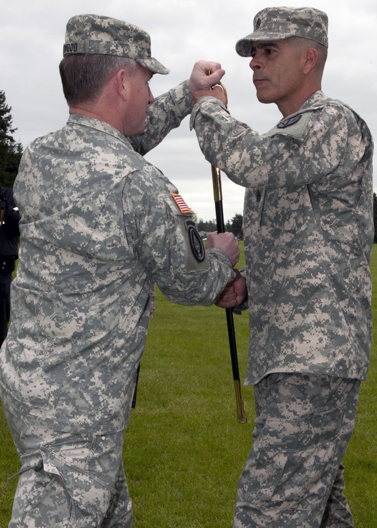201st BfSB bids welcome, farewell to command sergeants major