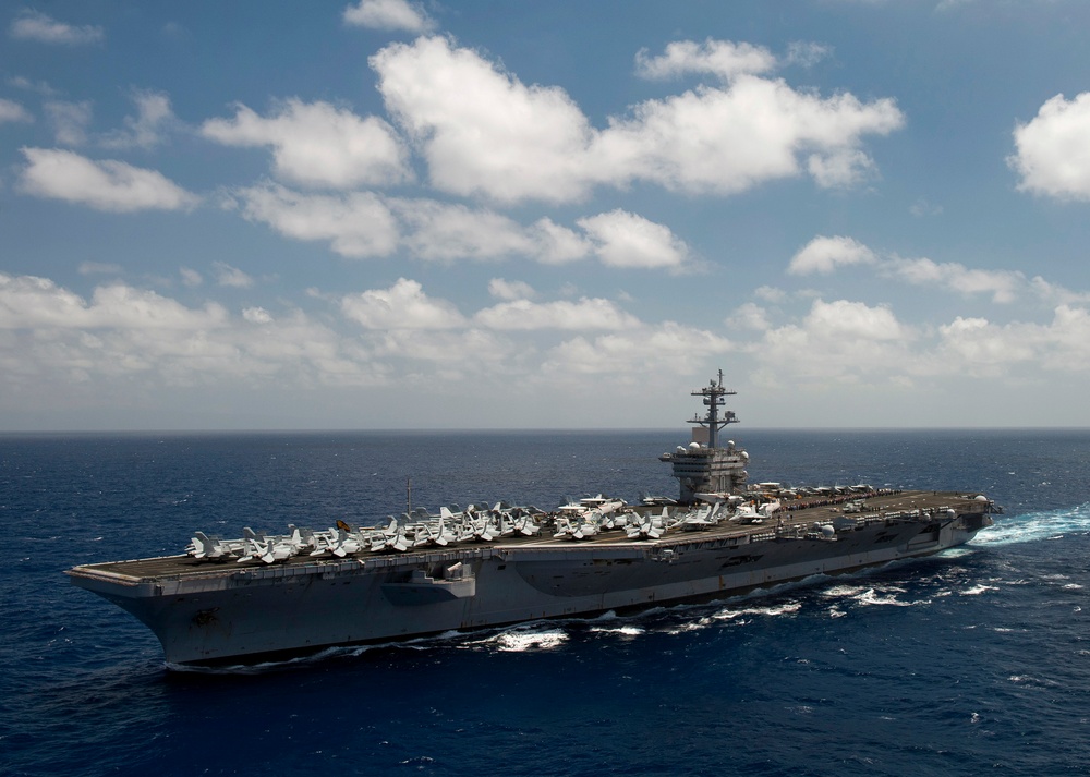 USS Carl Vinson action