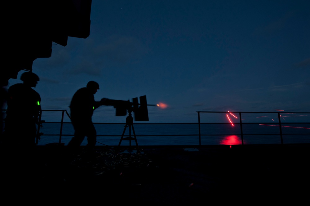 USS Carl Vinson action