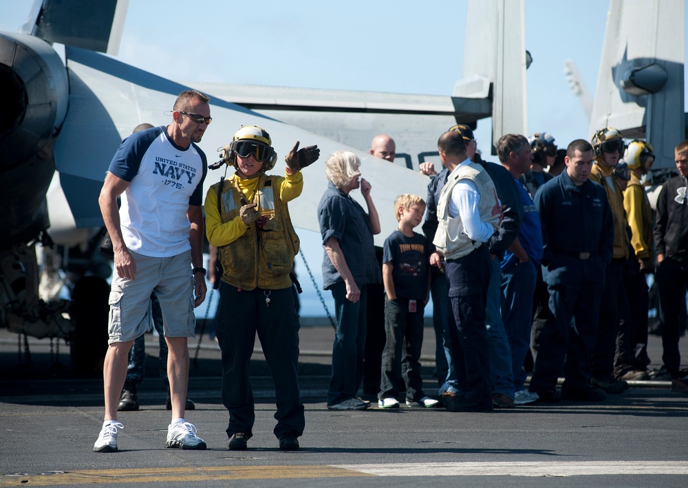 USS Carl Vinson action