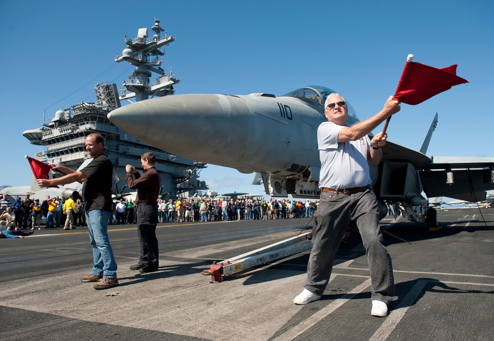 USS Carl Vinson action