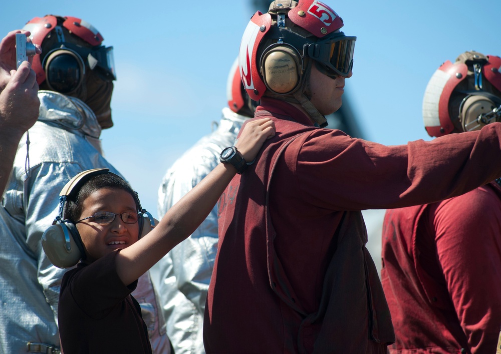 USS Carl Vinson action