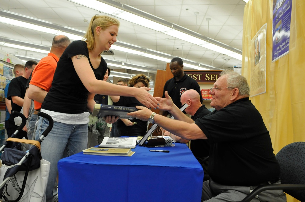 Book signing at Yokosuka's Naval Exchange