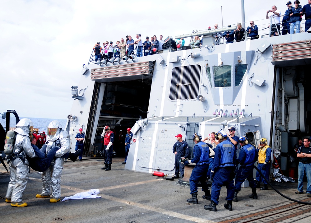 USS Halsey tiger cruise