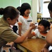 USS McCampbell sailors visit Japanese school