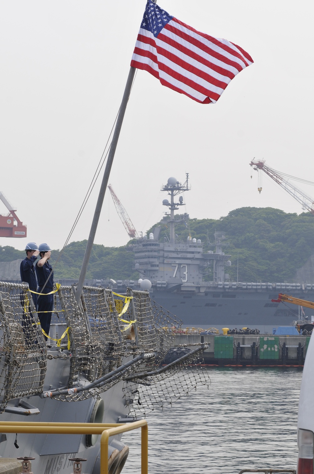 USS Mustin at Fleet Activities Yokosuka