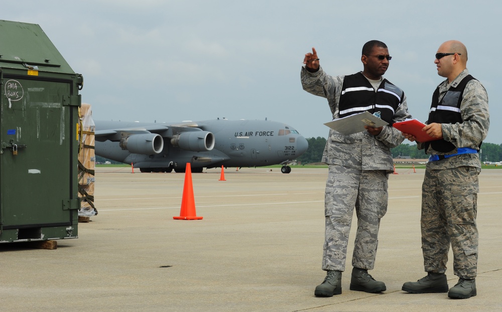 Balancing Act: 633rd LRS supplies downrange warfighters