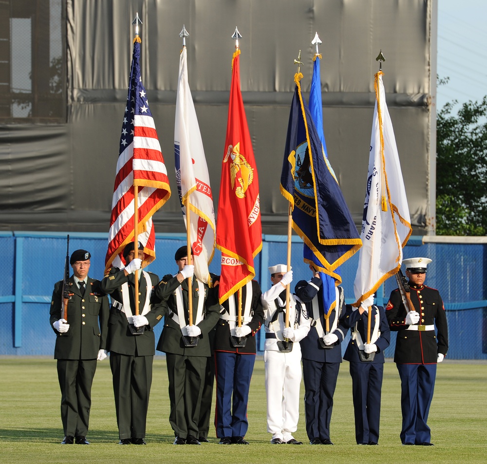Tides honor service members at Armed Forces Night