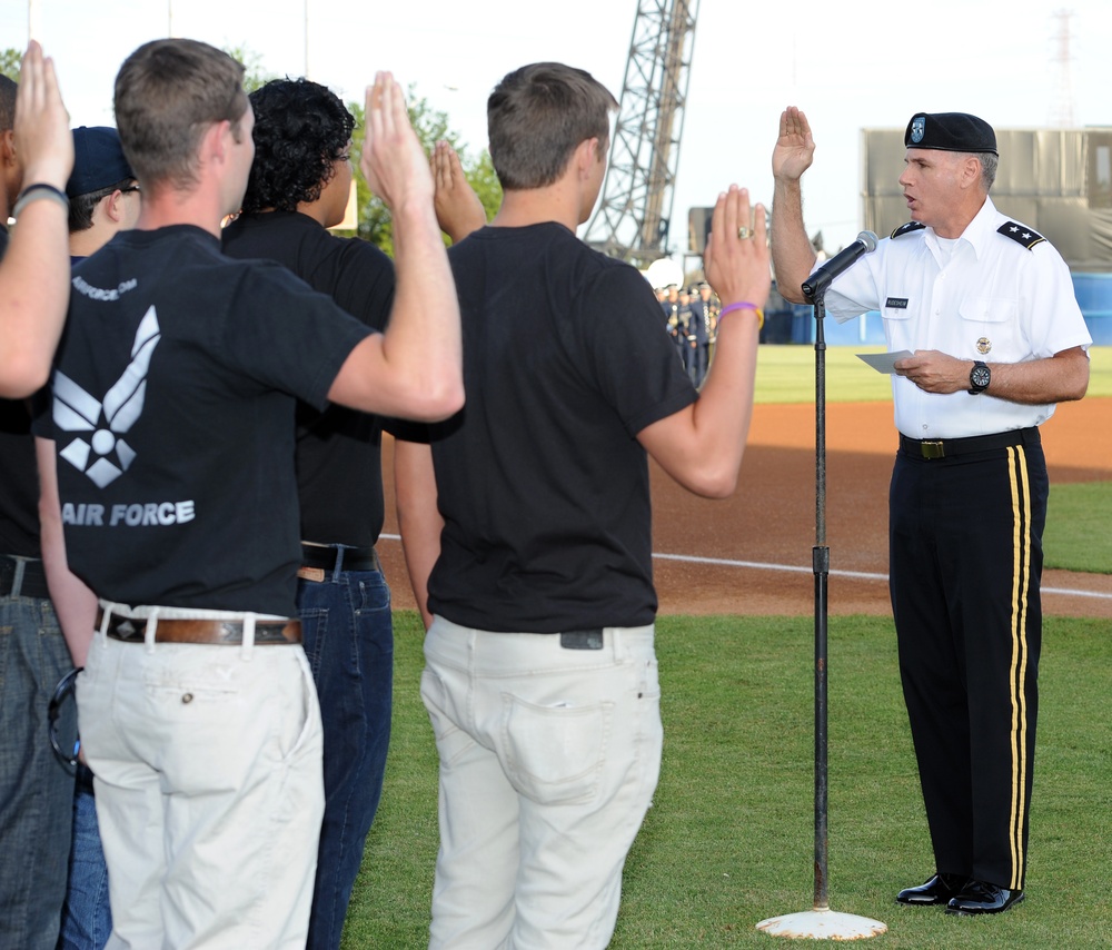 Tides honor service members at Armed Forced Night