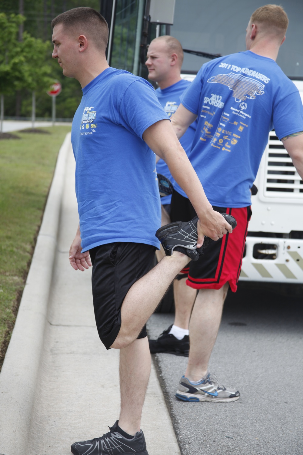 Cherry Point Marines and local law enforcement agencies pass the torch for good cause