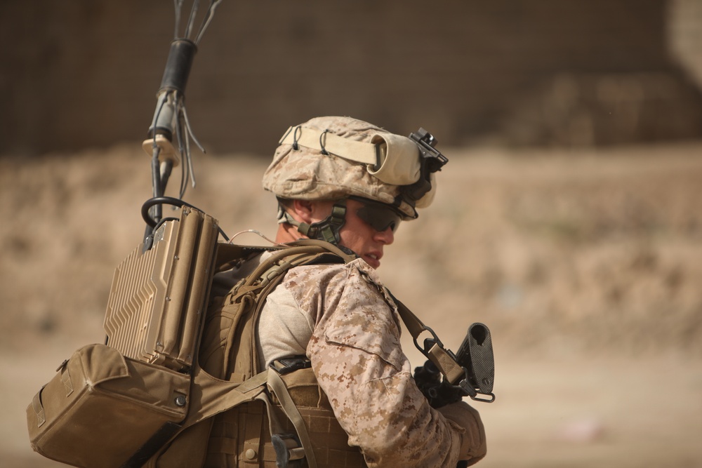 Civil affairs Marines patrol Khan Neshin, ensure quality of local construction