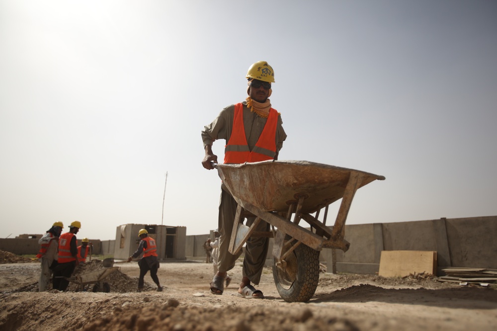 Civil affairs Marines patrol Khan Neshin, ensure quality of local construction