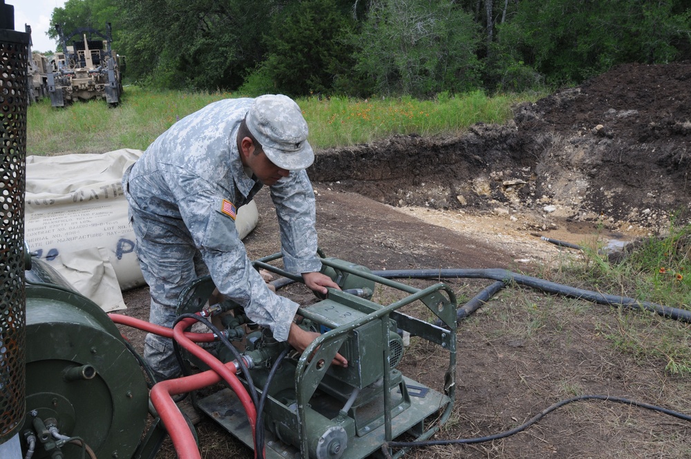 Quartermasters boost morale by providing showers during gunnery