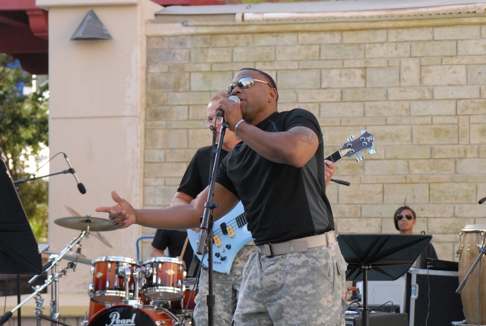1st AD Band performs at Alfresco Fridays