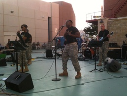 1st AD Band performs at Alfresco Fridays