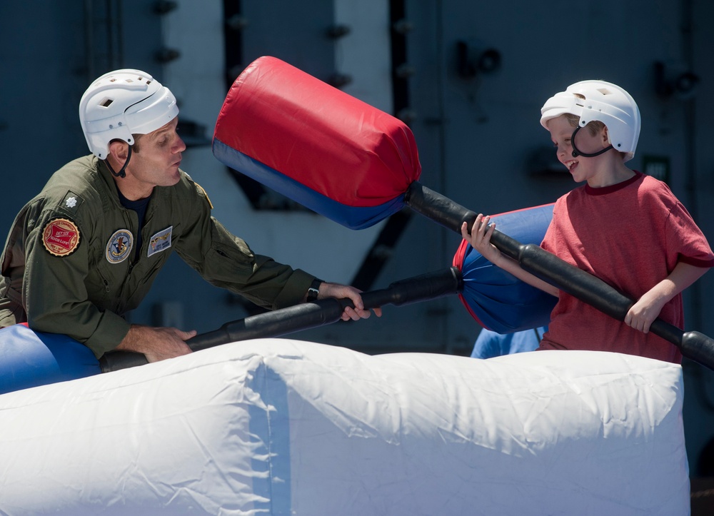 USS Carl Vinson steel beach picnic