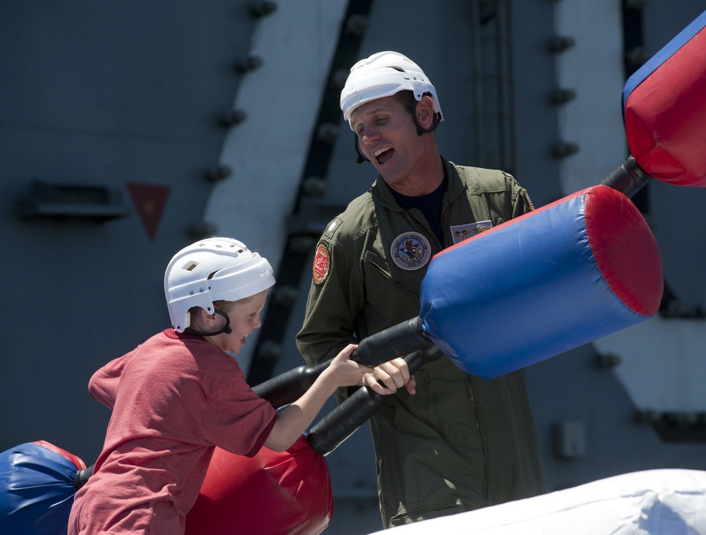 USS Carl Vinson steel beach picnic