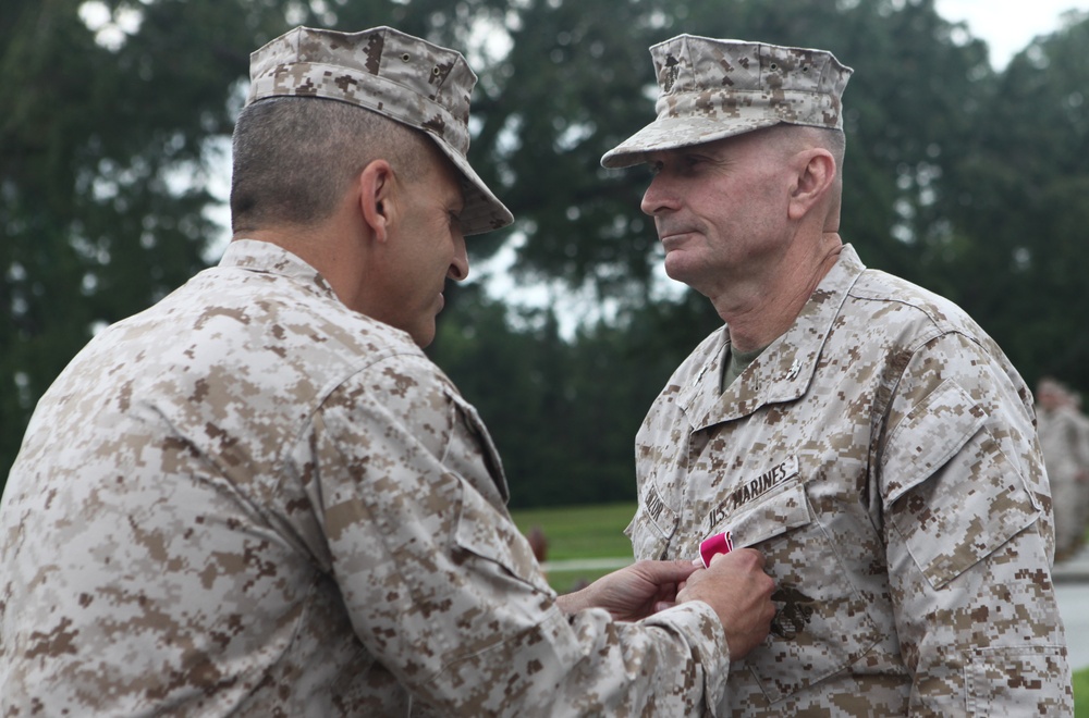 34-Year Marine retires with 2nd Marine Logistics Group
