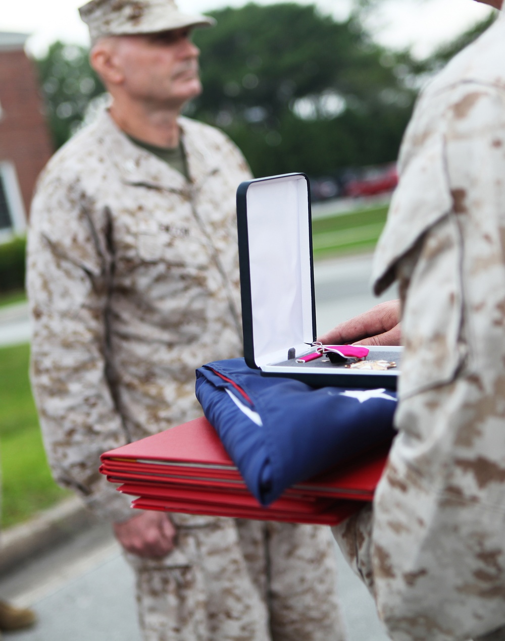 34-year Marine retires with 2nd Marine Logistics Group
