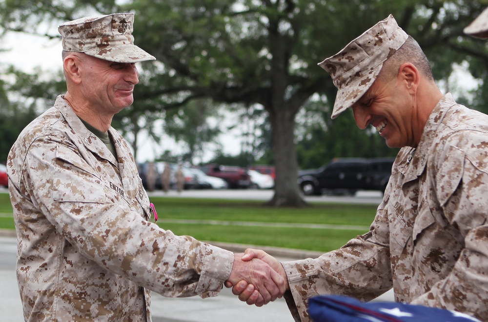 34-year Marine retires with 2nd Marine Logistics Group