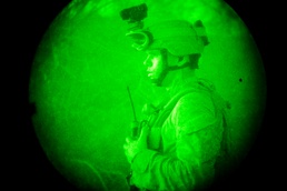 Maritime Raid Force trains at night