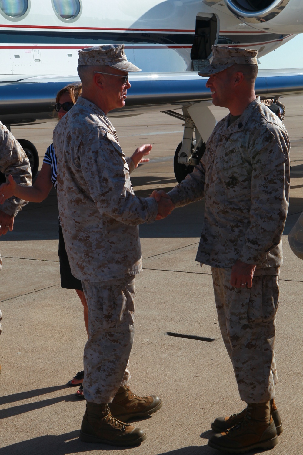 Commandant of the Marine Corps visit to MCAS Miramar