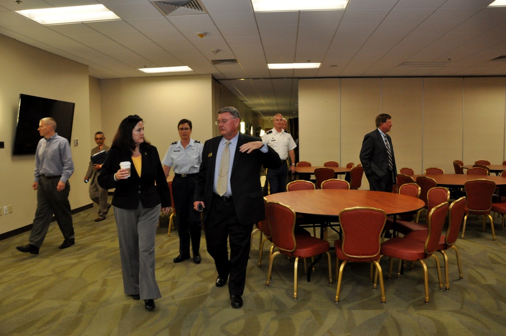 Hammack, Yonkers visit JBSA, discuss renewable energy