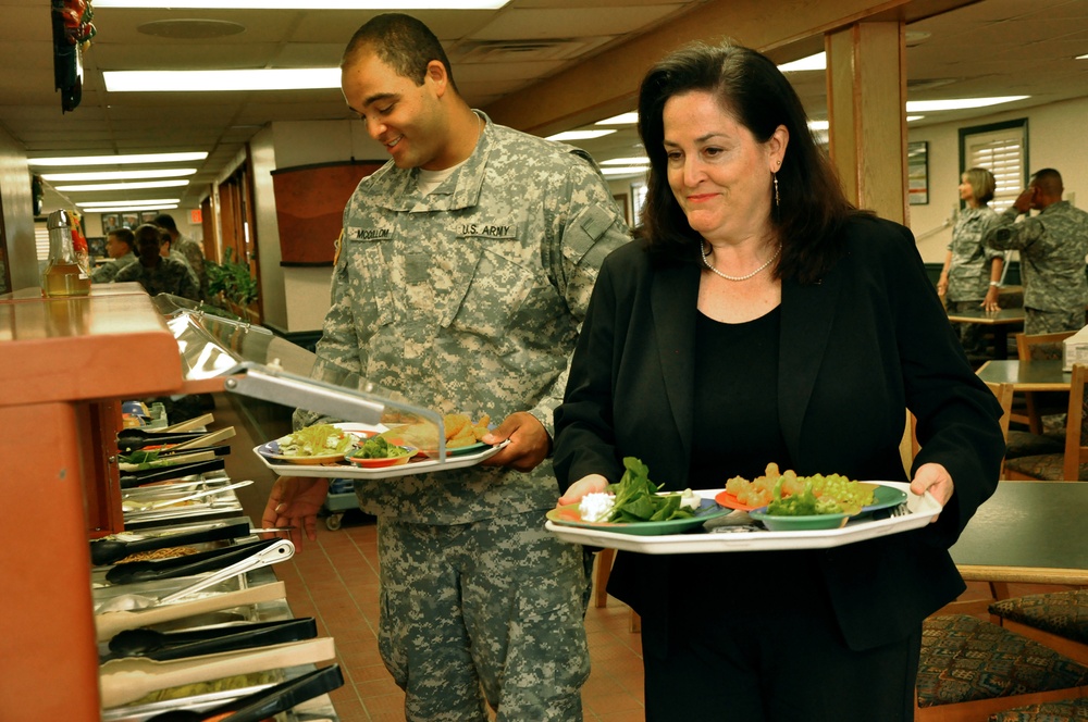 Hammack, Yonkers visit JBSA, discuss renewable energy