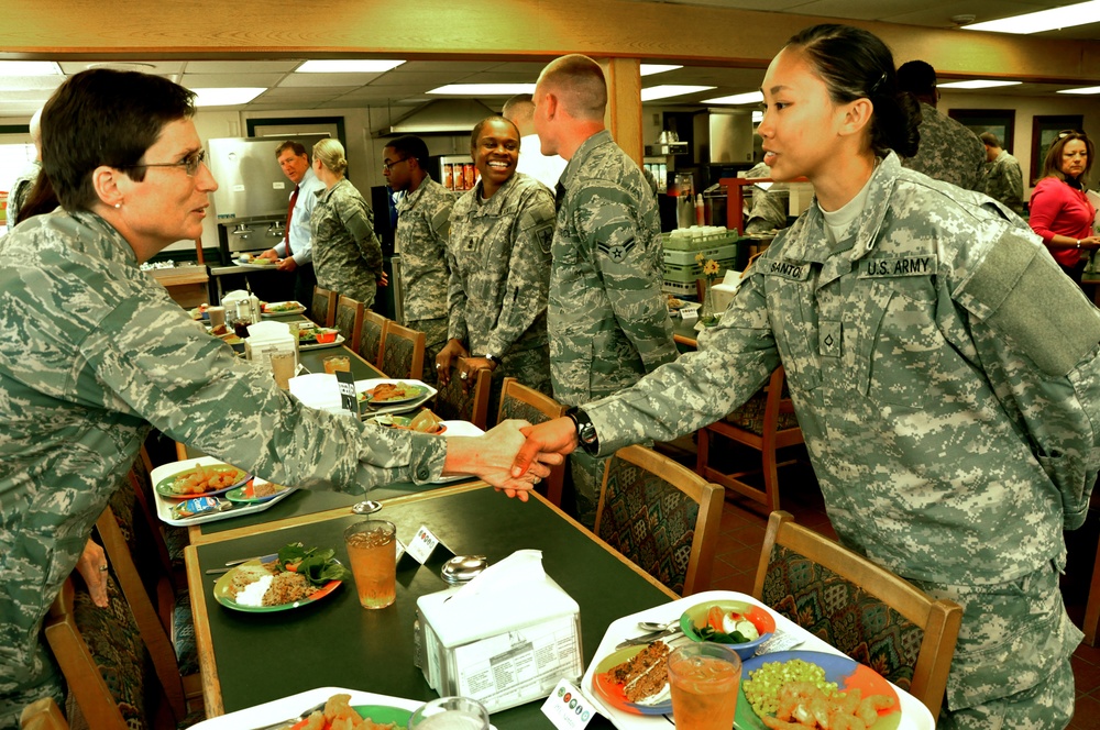 Hammack, Yonkers visit JBSA, discuss renewable energy