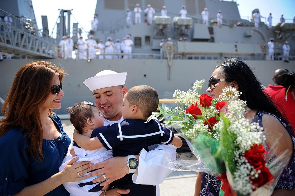 USS The Sullivans homecoming