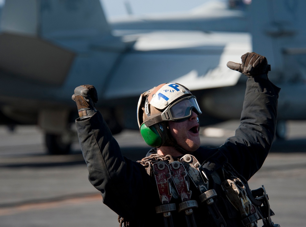 USS Carl Vinson flight deck