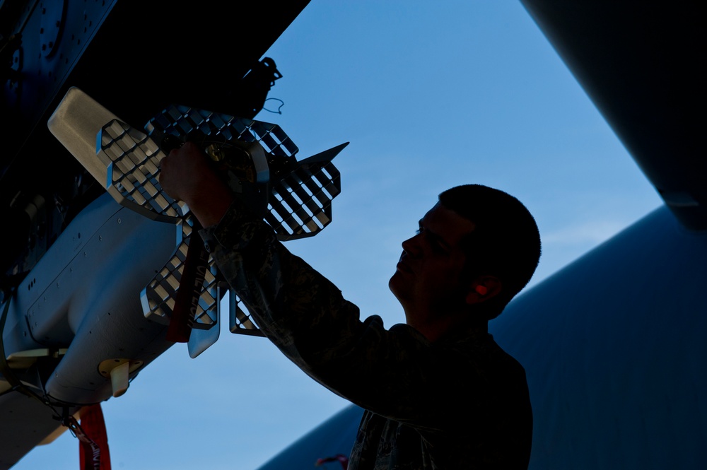 Louisiana airman at work