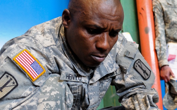 Bayonet Brigade harvests help during inactivation