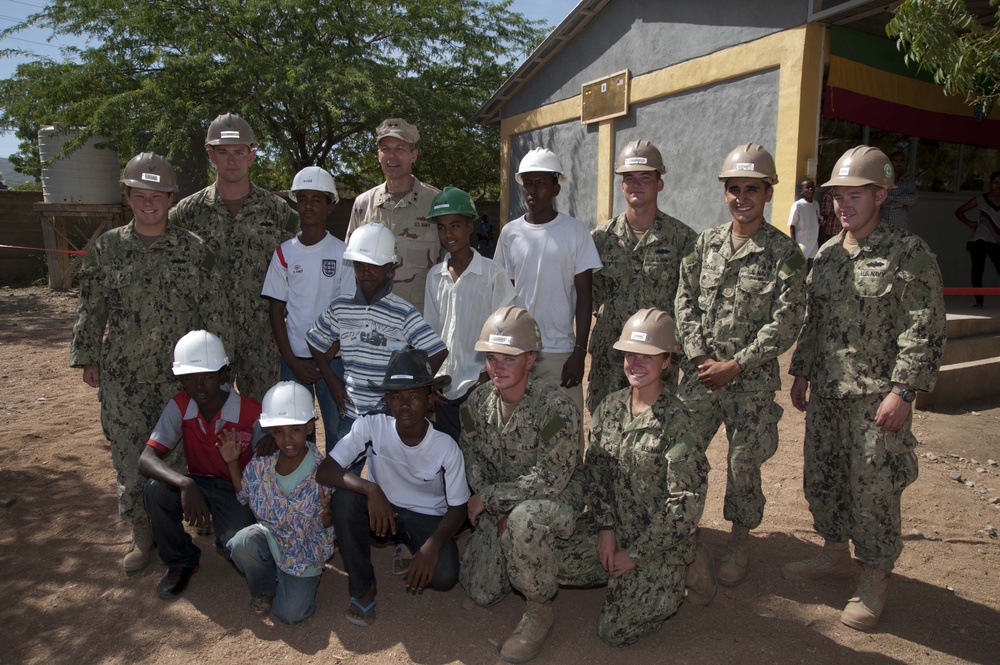 Ethiopian school building dedication