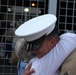 Marine welcomed by family during Fleet Week New York 2012