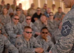 CMSAF visits airmen in Jordan supporting exercise